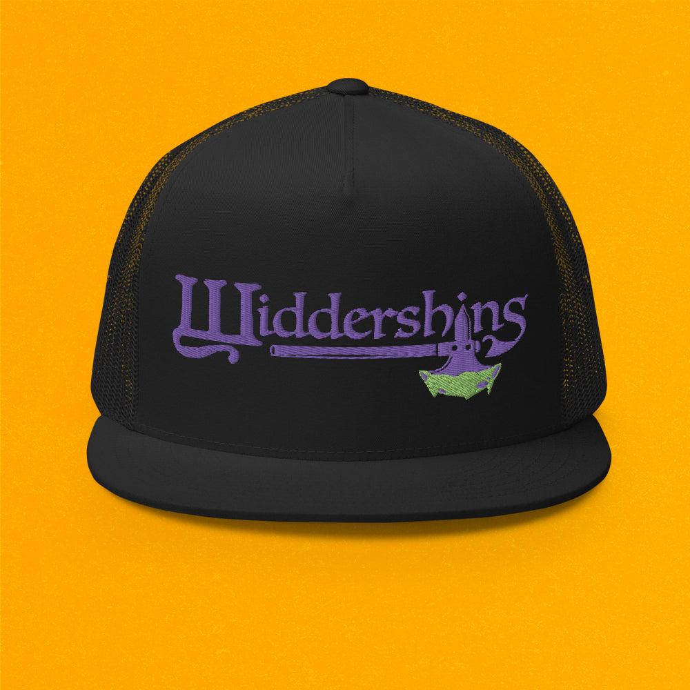 Barbarian Axe Embroidered Logo Trucker Hat - Purple