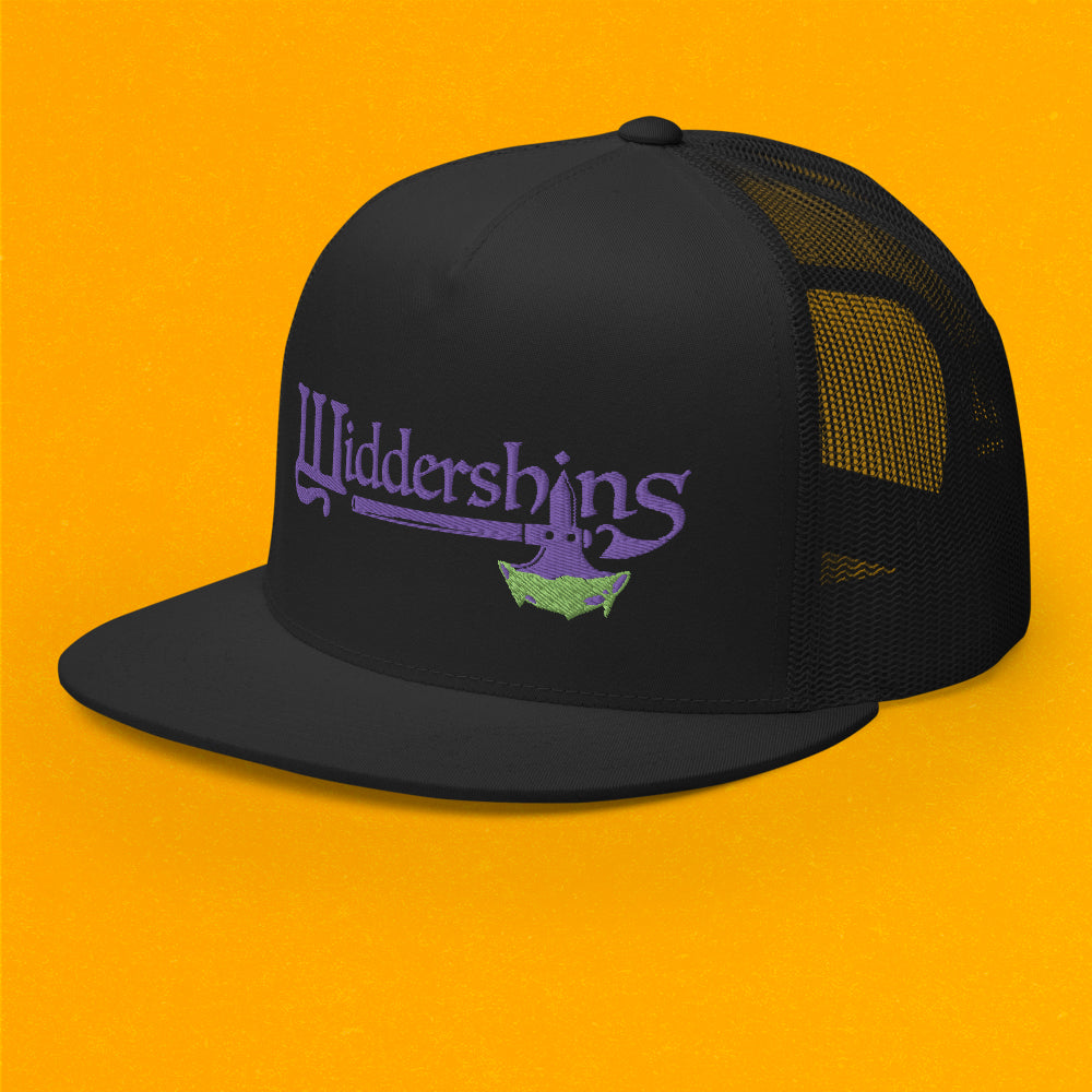 Barbarian Axe Embroidered Logo Trucker Hat - Purple