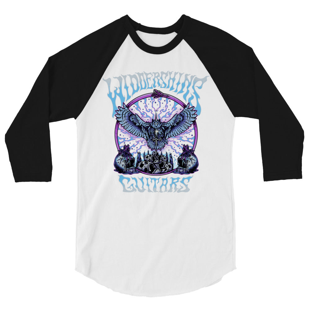 Widdershins Guitar Astral Flight Baseball T-shirt