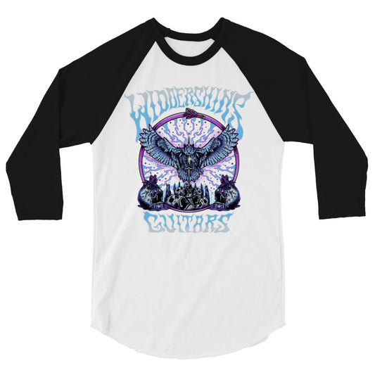 Widdershins Guitar Astral Flight Baseball T-shirt